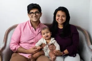 Dr. Shah and family