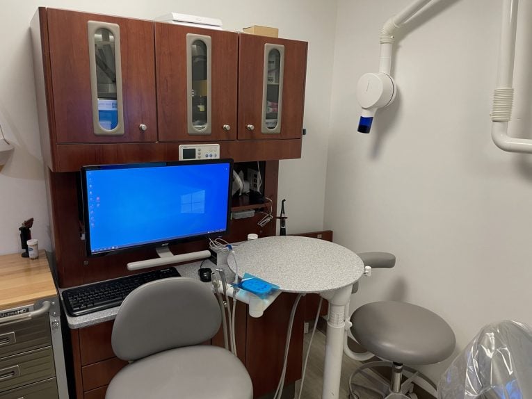 patient exam room Downtown Dental Brooklyn